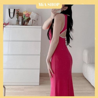 ĐẦM THUN BODY SÁT NÁCH KHOÉT LƯNG - DA3041