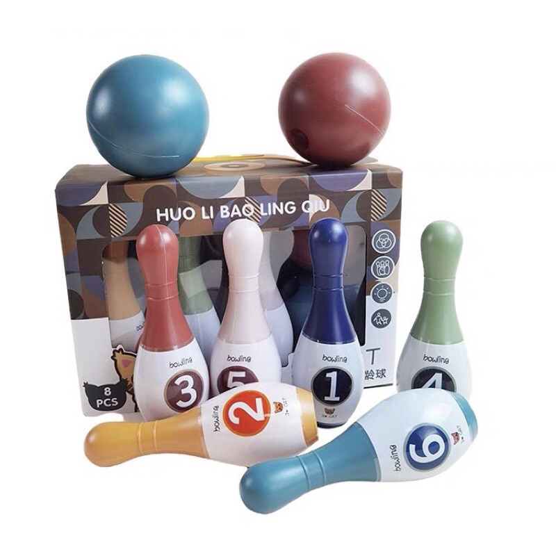 Đồ Chơi Ném Bóng Bowling Vui Nhộn, Đồ Chơi Vận Động Cho Bé