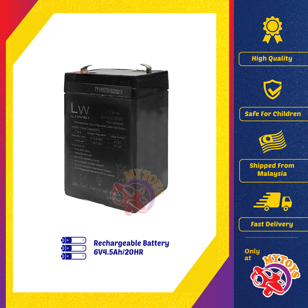 Acquy xe  ô tô, máy điện trẻ em 6v 7ah, 6v4ah