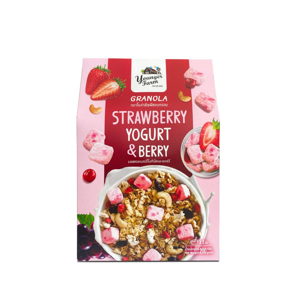 Ngũ cốc Younger Farm Granola các loại túi 225gr