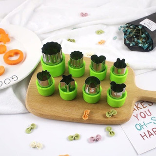 Bộ 8 khuôn cắt rau củ,trái cây cho bé