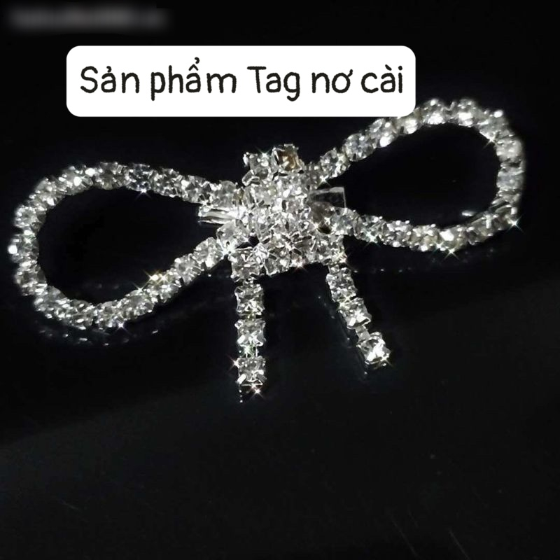 [Sẵn Số lượng lớn] Nơ đá trang trí áo váy, phụ kiện giá rẻ Lanushop