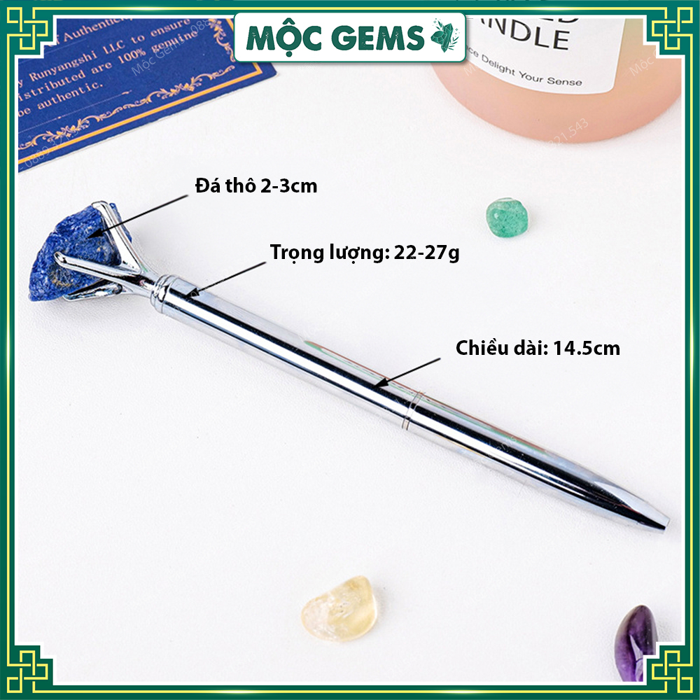 Bút Đính Đá Thanh Tẩy Thô Tự Nhiên Giúp Tăng Sự Tập Trung Minh Mẫn &amp; Giải Tỏa Stress