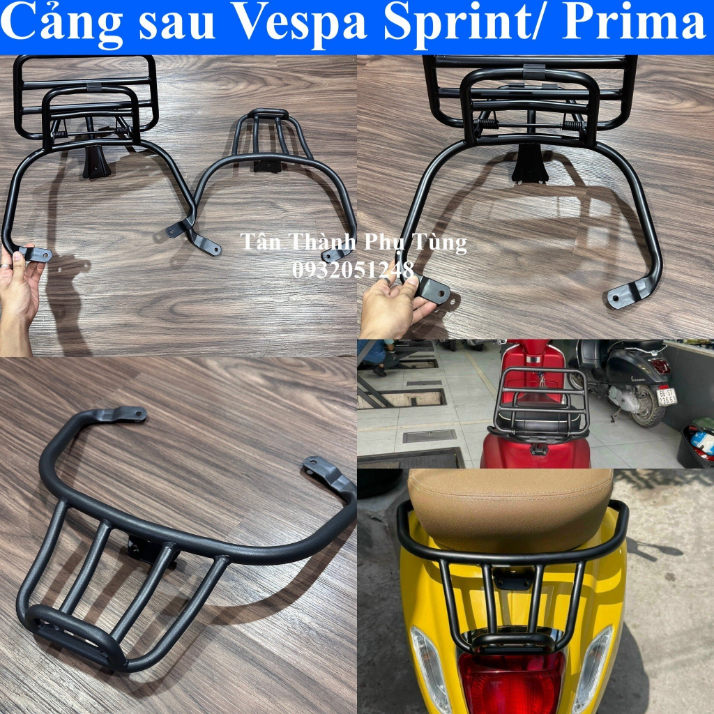 Baga cảng sau Vespa Sprint, Primavera: Kiểu Z, Kiểu tựa lưng