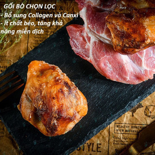 Sụn gối bò , xương gặm sạch răng cho chó, bổ sung collagen, chống cắn phá đồ đạc.