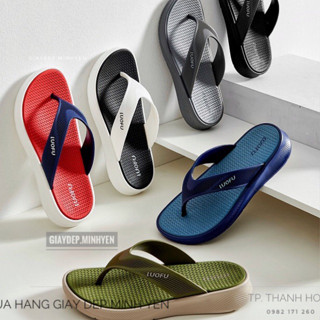 TỔNG HỢP CÁC LOẠI DÉP XỎ NGÓN NAM, TÔNG NAM ĐẾ DẺO - ÊM - KHÔNG NGẤM NƯỚC LUOFU - DÉP SIZE ĐẠI