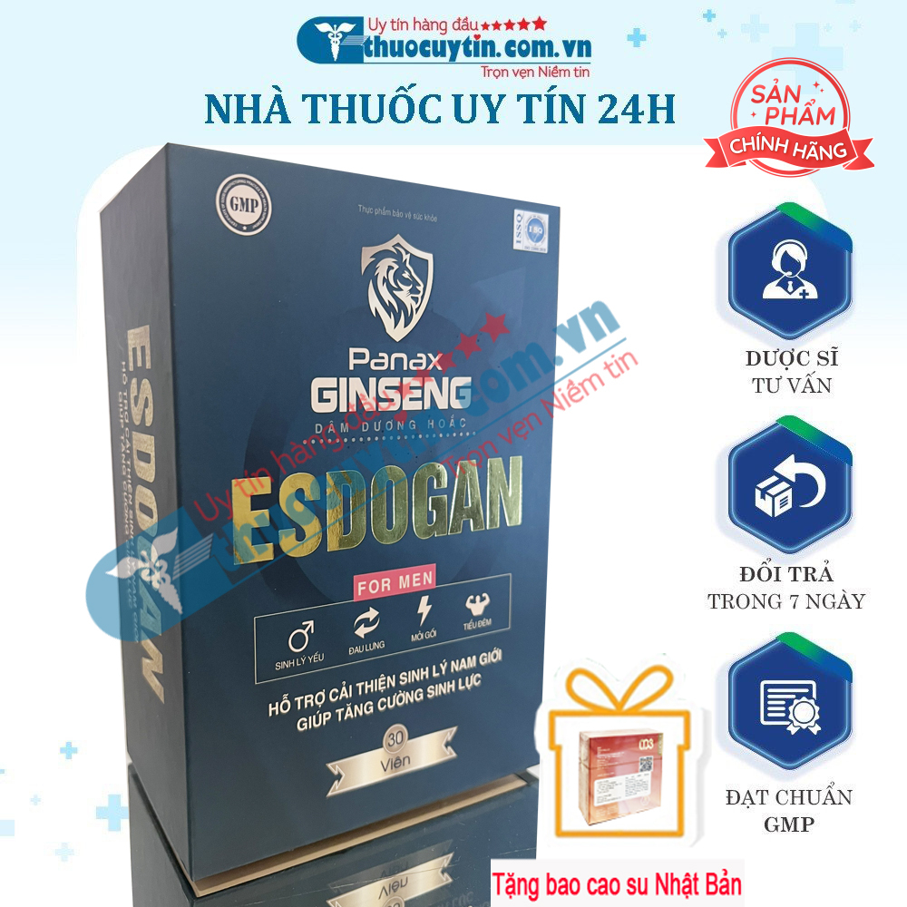 ESDOGAN - BỔ THẬN TRÁNG DƯƠNG, TĂNG CƯỜNG SINH LÝ NAM