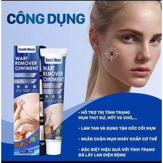 Kem rụng mụn thịt dư South Moon Kem giảm mụn thịt, nốt ruồi, mụn cóc