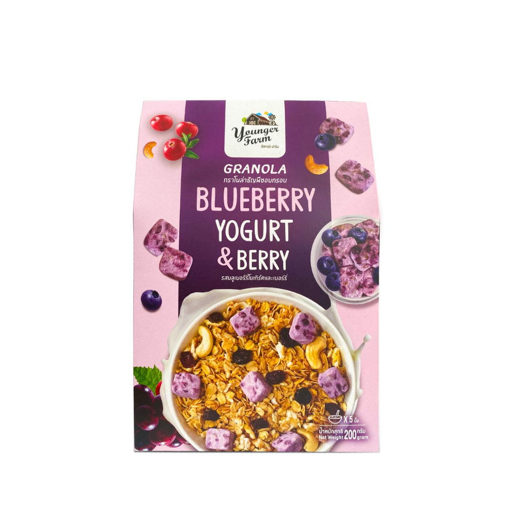 Ngũ cốc Younger Farm Granola các loại túi 225gr