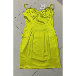 (dọn kho thanh lý Size S-L, form ôm) Đầm dây xuất dư, F21
