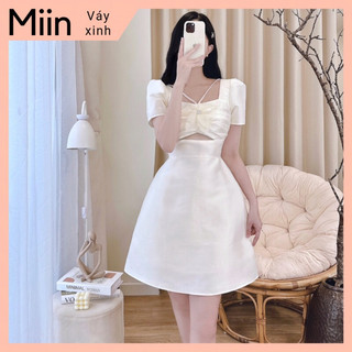 Váy tapta ly ngực khoét lưới