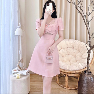 Váy tapta ly ngực khoét lưới
