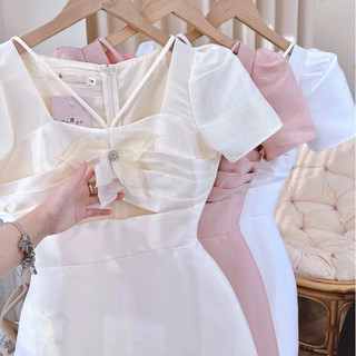 Váy tapta ly ngực khoét lưới