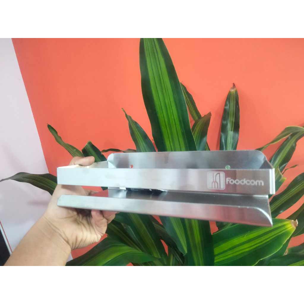 Kệ Treo Tường Nhà Tắm, Nhà Bếp Đa Năng Foodcom Chất Liệu Inox Có Thể Dán Hoặc Khoan - Combo 2 Cái