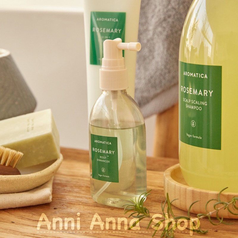 Xịt Dưỡng Chân Tóc Aromatica giảm gãy rụng, kích thích mọc tóc