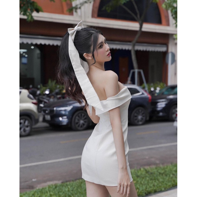 𝐃𝐄𝐋𝐈 𝐃𝐑𝐄𝐒𝐒 ✿ ĐẦM NGẮN MINI DRESS CÚP NGỰC TRỄ VAI TÔN DÁNG QUYẾN RŨ