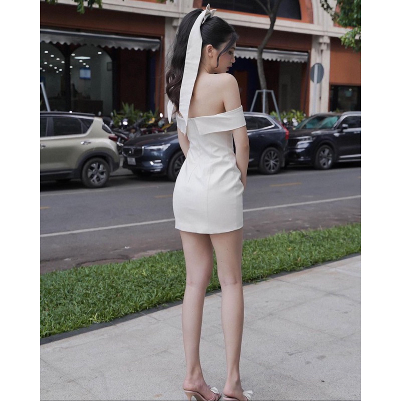 𝐃𝐄𝐋𝐈 𝐃𝐑𝐄𝐒𝐒 ✿ ĐẦM NGẮN MINI DRESS CÚP NGỰC TRỄ VAI TÔN DÁNG QUYẾN RŨ