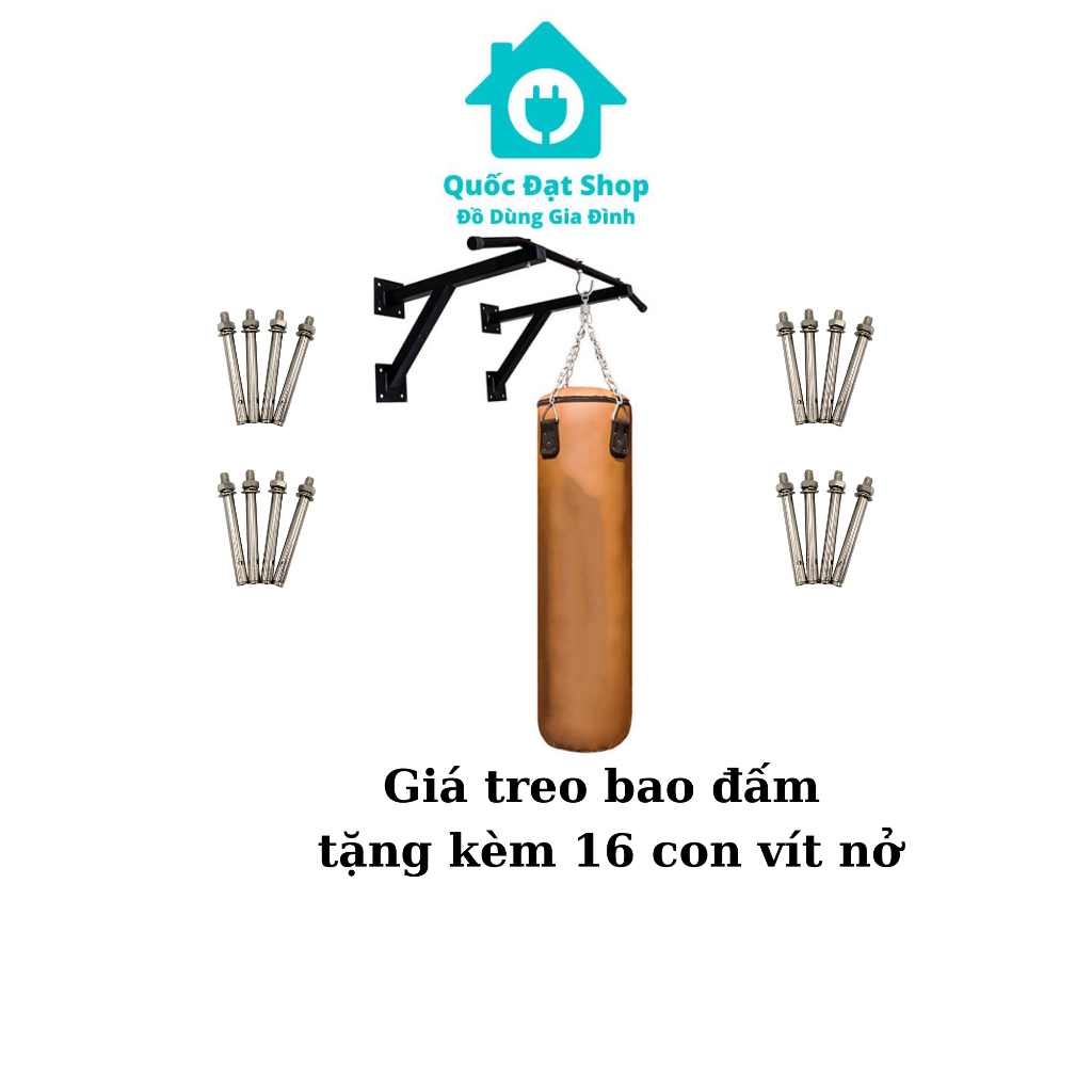 Khung treo, giá treo bao đấm kèm vít nở sắt