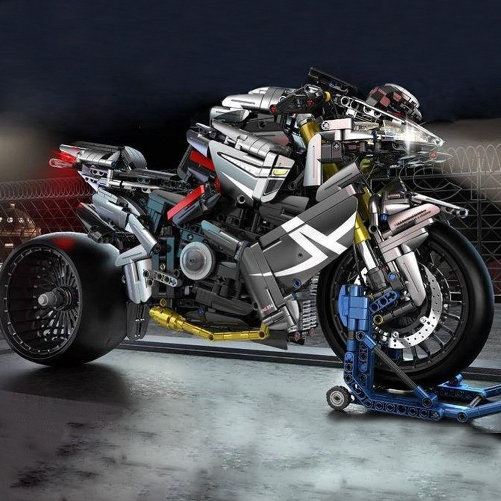 (Có Sẵn ) đồ chơi Lắp ráp mô hình Technic 672106 moto thể thao B-king Motorcycle mẫu mới nhất