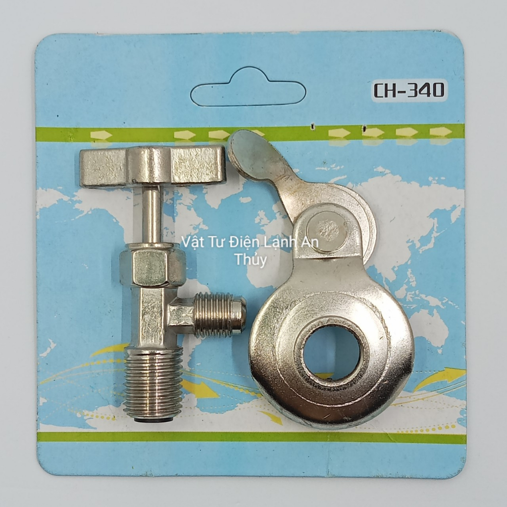 Van mở khóa gas lon đa năng - Đầu mở gas lon đa năng