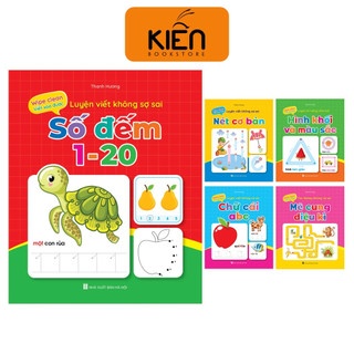 Sách - Bộ Vở Luyện Viết Không Sợ Sai Wipe Clean Xóa Được (5 Cuốn)