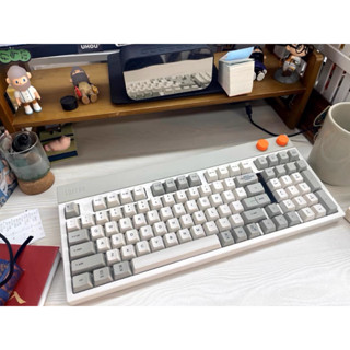 Bàn phím cơ 3 kiểu kết nối không dây bluetooth,2.4G, có dây Lofree Block 98 chính hãng, hotswap, có đèn LED