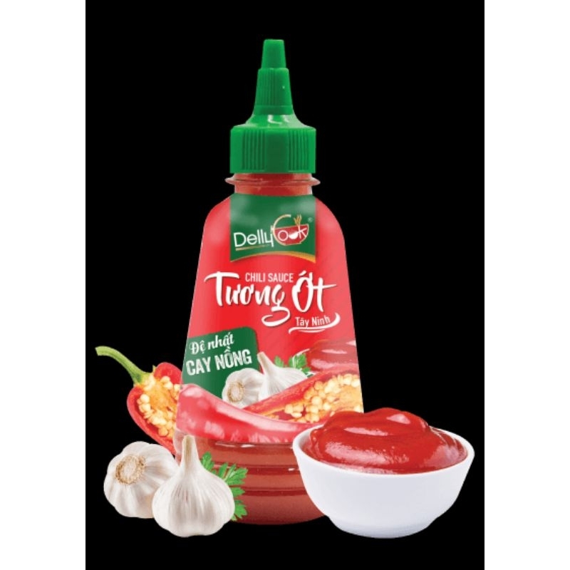 TƯƠNG ỚT TÂY NINH DELLY COOK - CHAI 270G