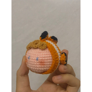Móc khoá len cá nemo ảnh thật (kèm móc khoá)
