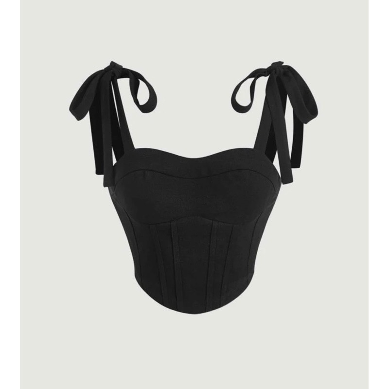 Áo croptop hai dây cột ôm body Y2K - SEHY TOP