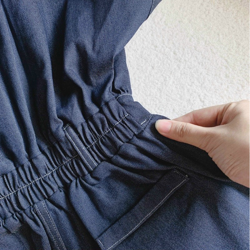 JUMP jeans cổ sơ mi nữ NÀNG CLOSET