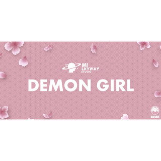 Bộ nút bàn phím keycap Milky Way Demon Girl