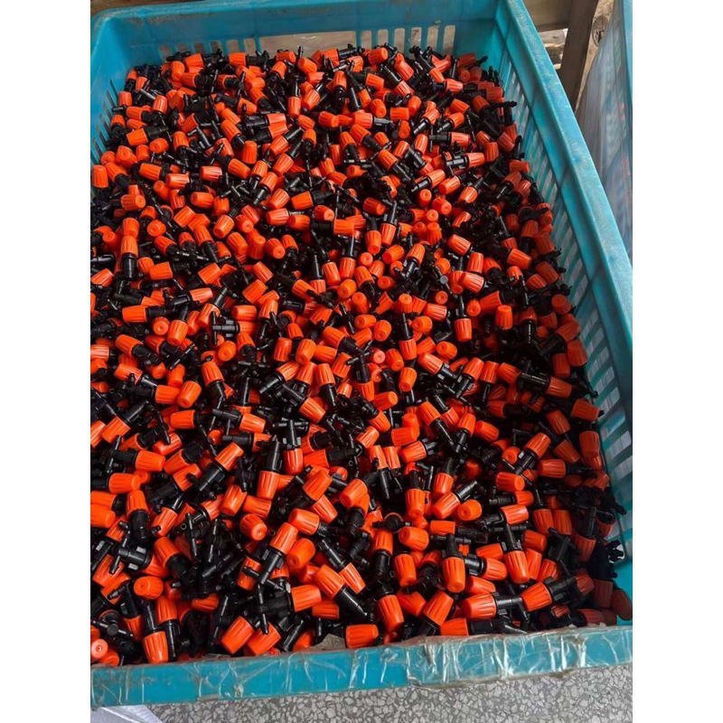 10 béc phun sương tưới lan 1 cửa và tê nối nhanh 8mm