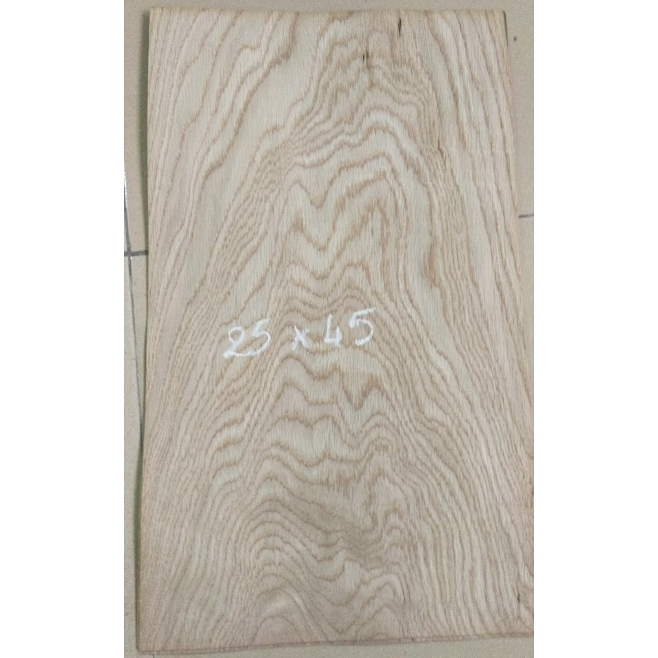 Ván lạng Sồi Mỹ  QC 0.5mm * 250mm * 500 mm  dùng dán thùng loa,  làm đồ trang trí, handmade,...
