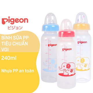 Bình sữa pigeon pp tiêu chuẩn cổ hẹp 120ml/240ml