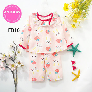 Đồ Tole Tay Dài Bèo Cổ Bé Gái 10 -37kg