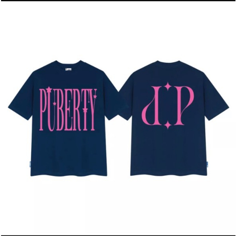 Áo thun,áo phông UNISEX FORM “PINK LOGO PUBERTY” BABY TEE cho nam nữ