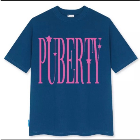 Áo thun,áo phông UNISEX FORM “PINK LOGO PUBERTY” BABY TEE cho nam nữ