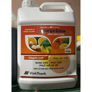 Đạm cá cao cấp omega grow 5-1-1 vĩnh thạnh - can 5 lít tiết kiệm chi phí