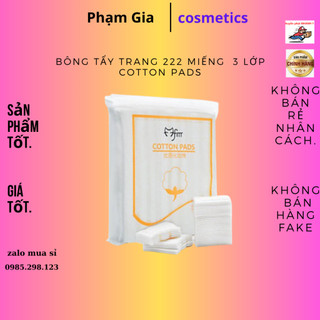 Bông tẩy trang 222 miếng  3 lớp Cotton Pads