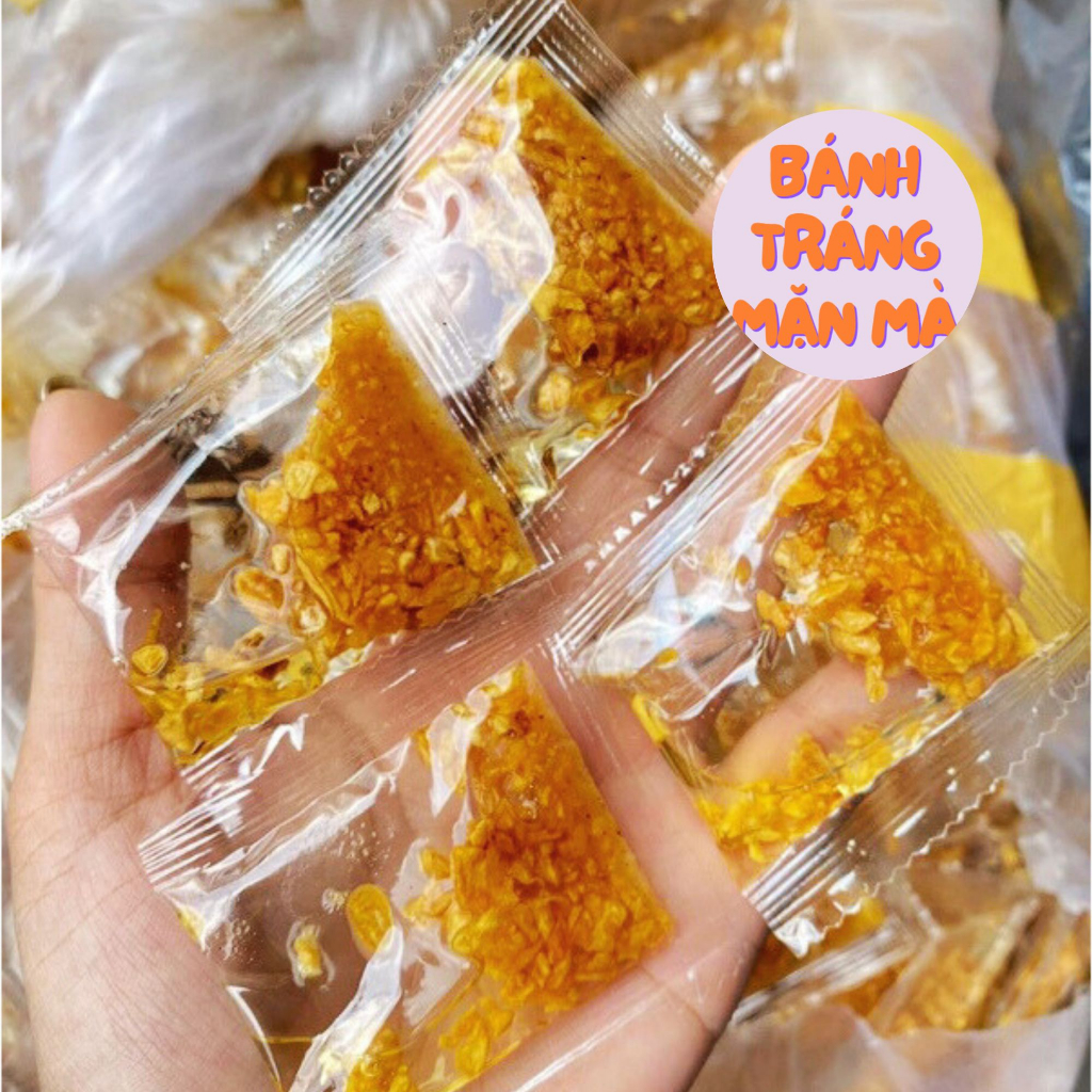 Bánh Tráng Dẻo Phơi Sương Tỏi Phi Sate Tắc Muối Tây Ninh