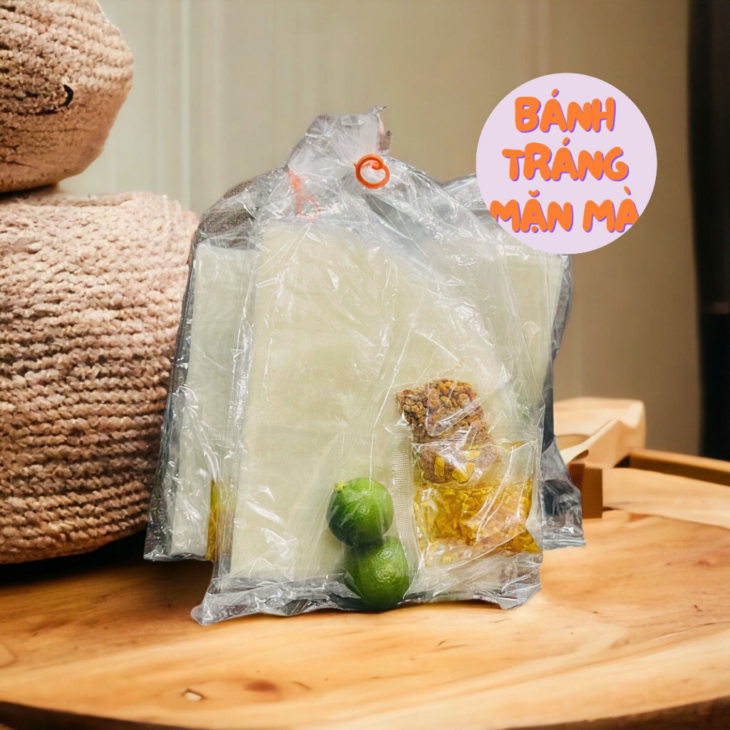 Bánh Tráng Dẻo Phơi Sương Tỏi Phi Sate Tắc Muối Tây Ninh