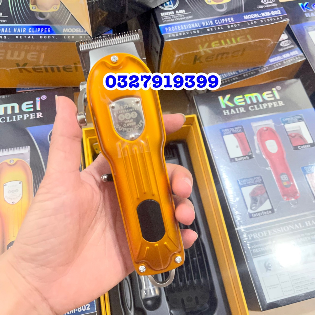 ✅freeship✅ Tông đơ cắt tóc cao cấp KEMEI 802