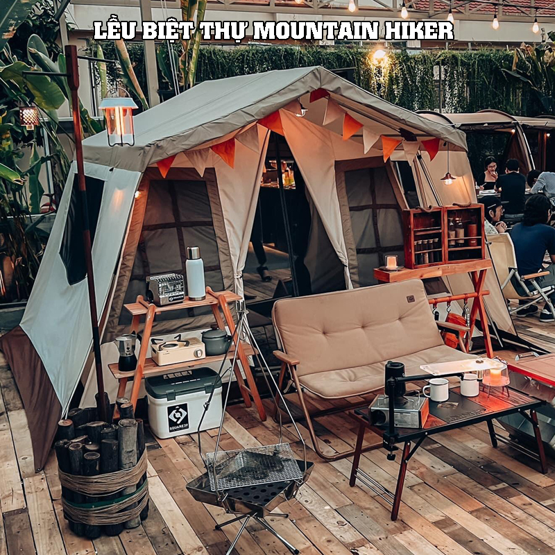 Lều cắm trại Glamping Home, Lều biệt thự chính hãng Moutainhiker mã sản phẩm SZK286 kích thước 316*284*205cm