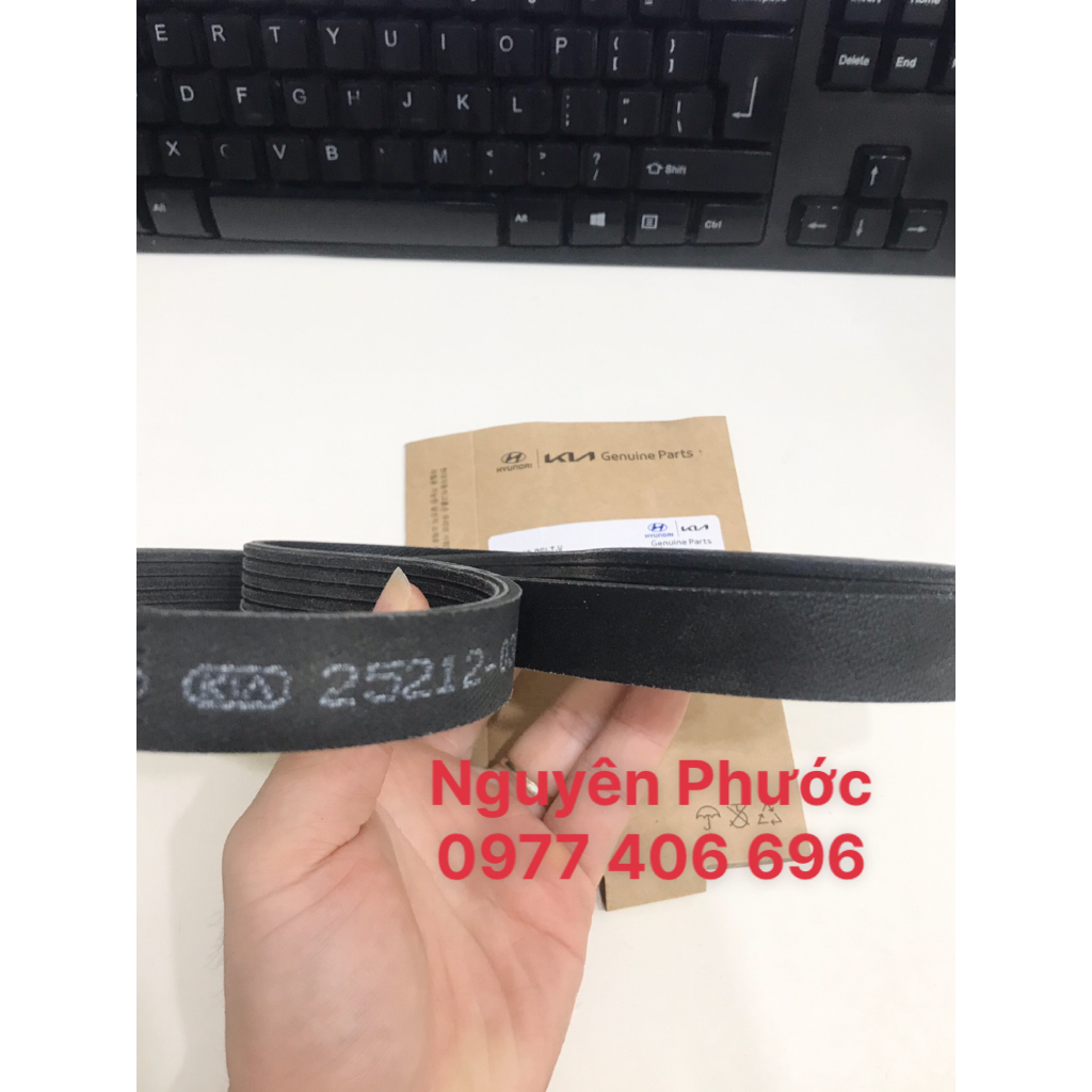 Dây curoa tổng / Dây đai tổng 5PK1210  KIA MORNING 2012 - 2020/ HYUNDAI ACCENT 2015 / I20 MY15  - Chính hãng