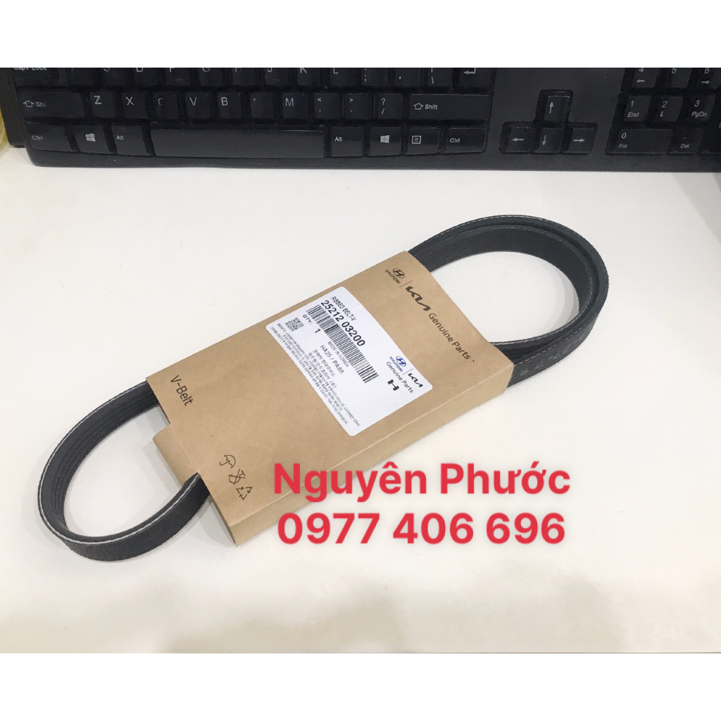 Dây curoa tổng / Dây đai tổng 5PK1210  KIA MORNING 2012 - 2020/ HYUNDAI ACCENT 2015 / I20 MY15  - Chính hãng