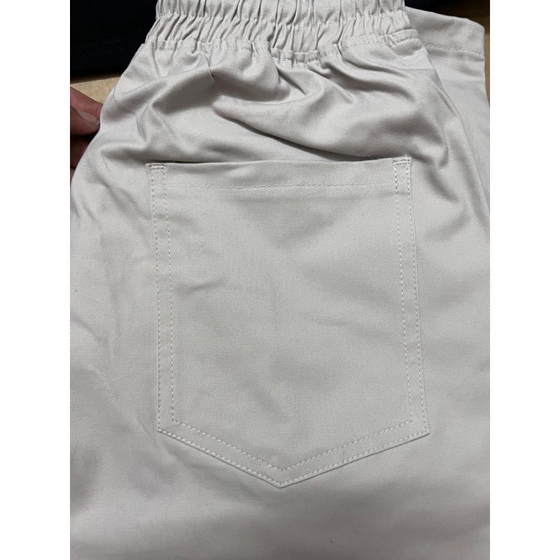 Quần kaki nam ống suông lưng thun vải co giãn