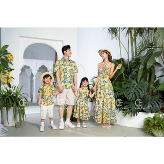 Set đồng phục gia đình du lịch - áo gia đình 3,4 người - đồng phục gia đình đi biển cao cấp