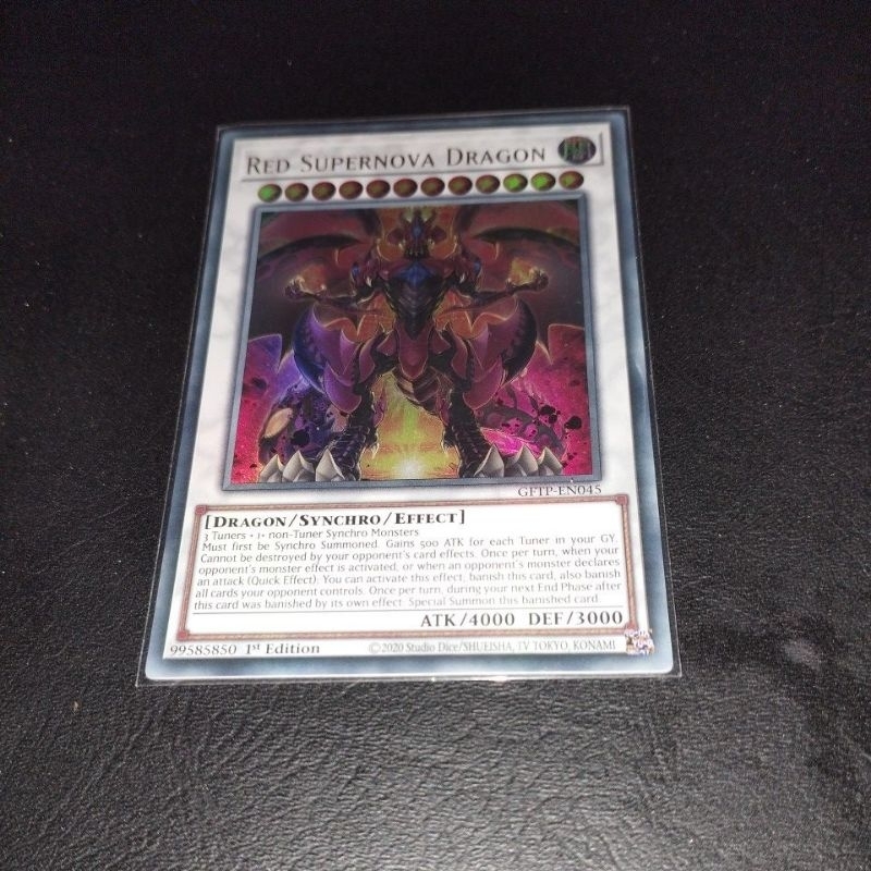 (Thẻ bài Yugi-Oh)Red Supernova Dragon_GFTP-EN045