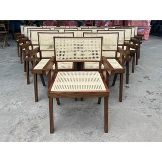 Ghế gỗ lưng mây cao cấp