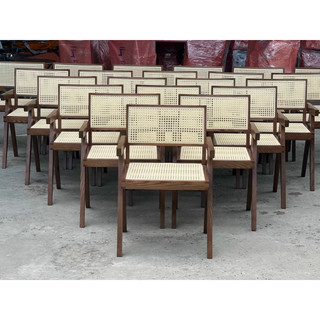 ghế gỗ lưng mây cao cấp
